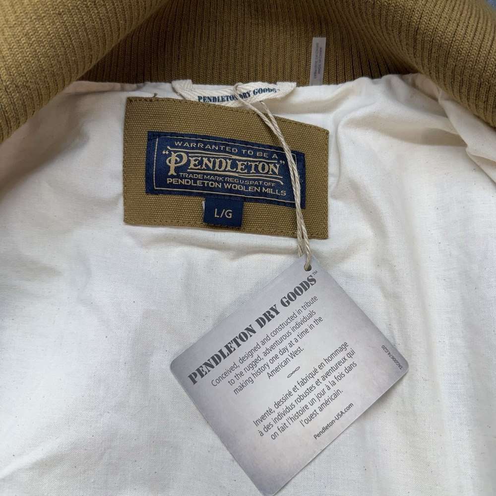 Pendleton Women's Large Chief Joseph Ivory Foxglove Fleece Bomber Jacket - Picture 8 of 13
